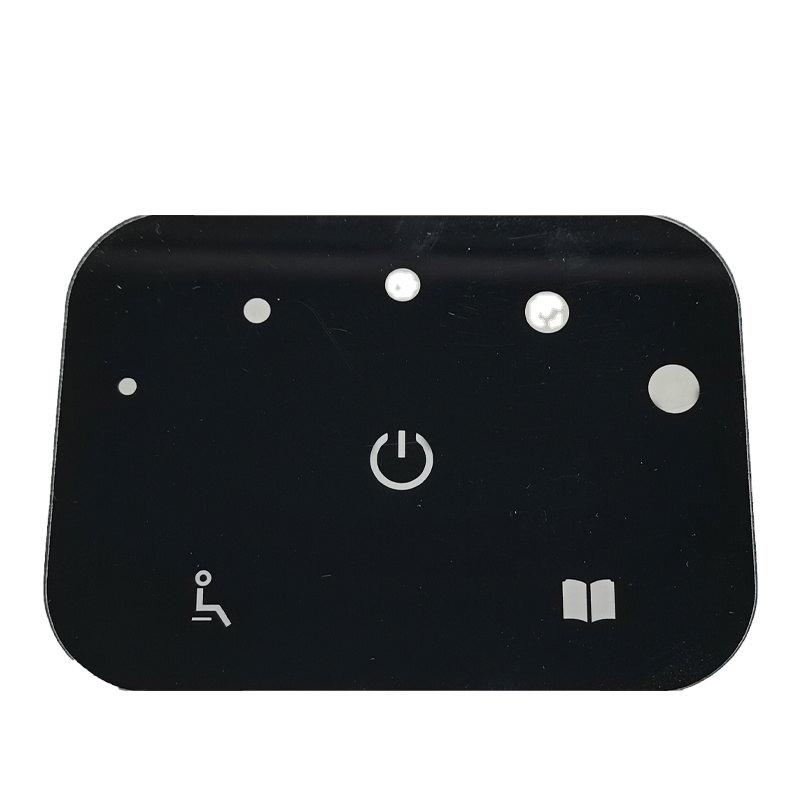 Pannello a membrana tattile in PMMA temperato con controllo a slitter