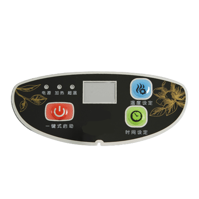 OEM polycarbonat/PMMA grafik overlay frontpaneler til industriudstyr