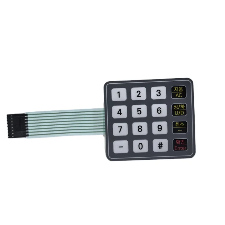 tilpasset membran skift tastatur 4 x 4 matrix tryk botton