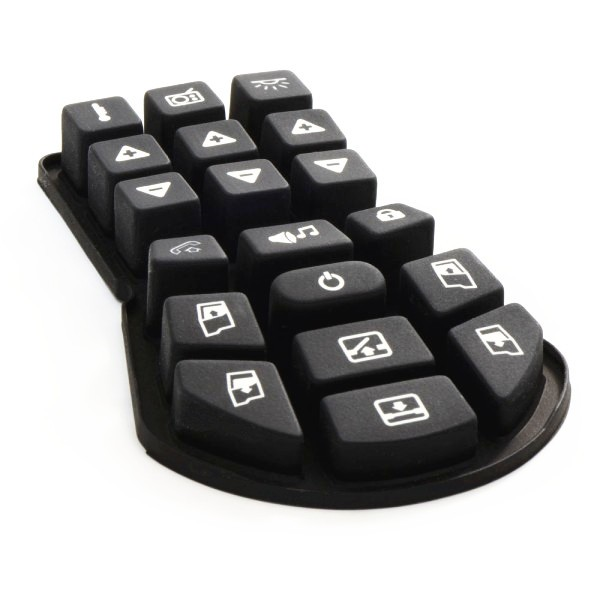 Botones de control de goma rígida de silicona y plástico para PS4, botones de productos plásticos