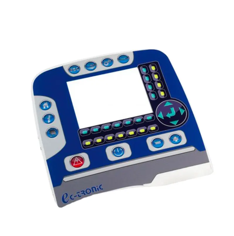 Pannello a Tastiera a Membrana con Inchiostro Isolante UV per Attrezzature di Telecomunicazione e Elettrodomestici