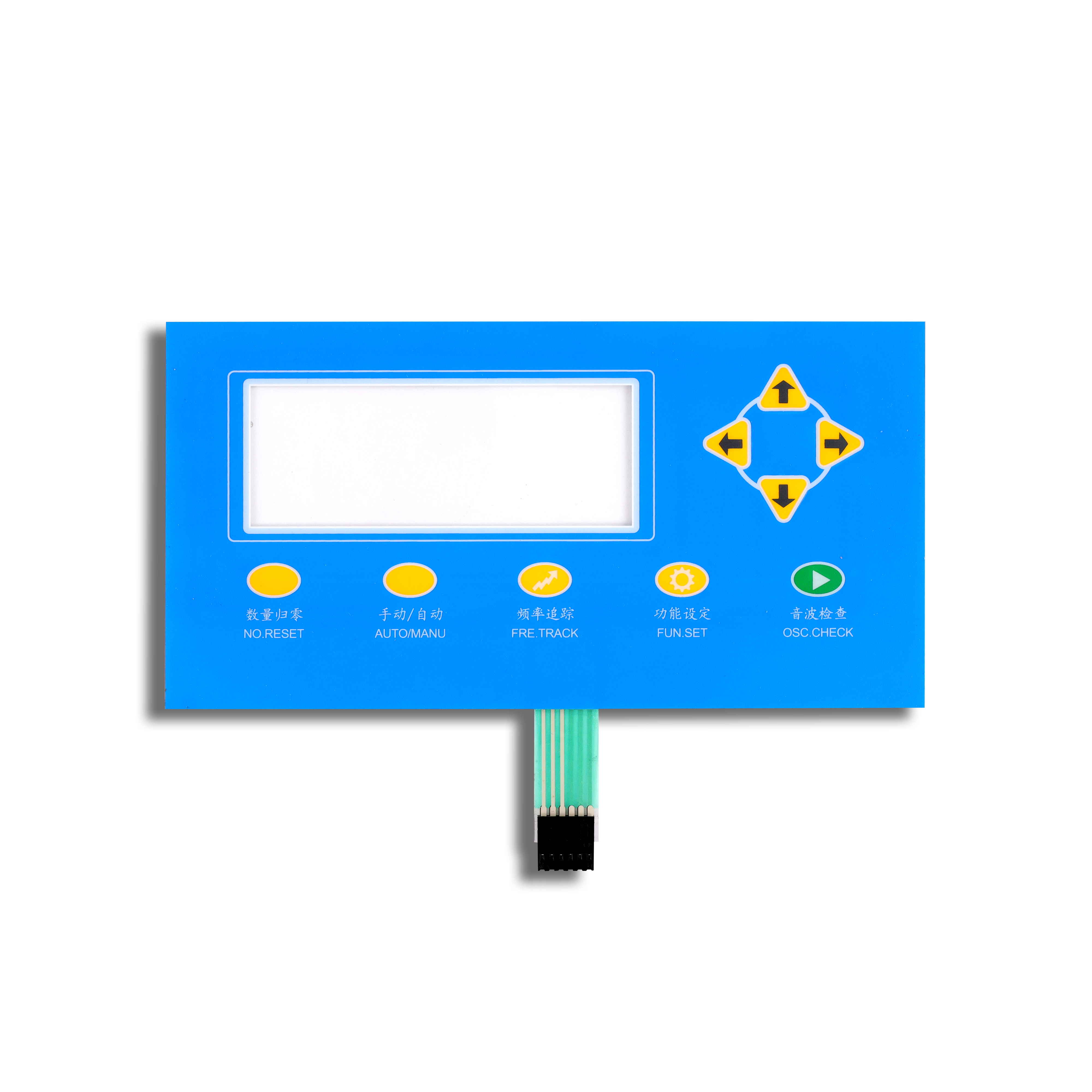 Produttore OEM interruttori personalizzati a membrana con tastiera metallica a telaio tattile con stampa serigrafica interruttori di alta qualità