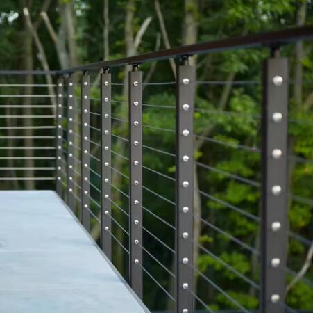DBM Aluminum U Channel Glass Railing for Decks/Balcony with 10-22 mm glass factory