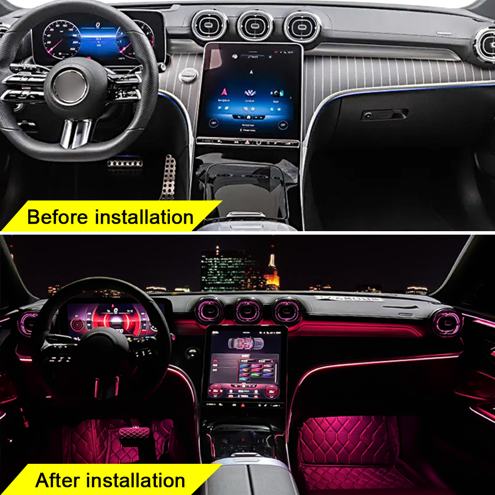 How Mercedes Ambient Light Enhances the Luxury Car Experience