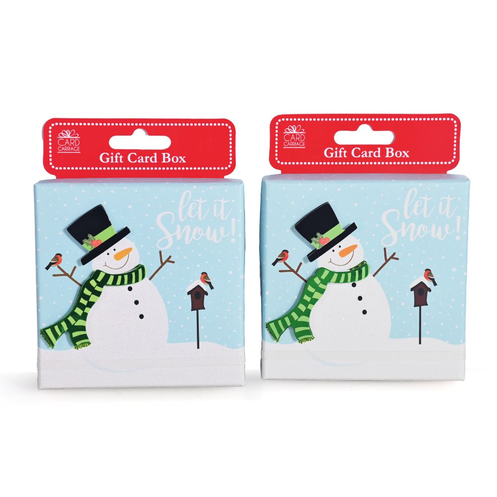 Luxury Personalized Custom Patterned Christmas Style Gifts Paper Card Holder