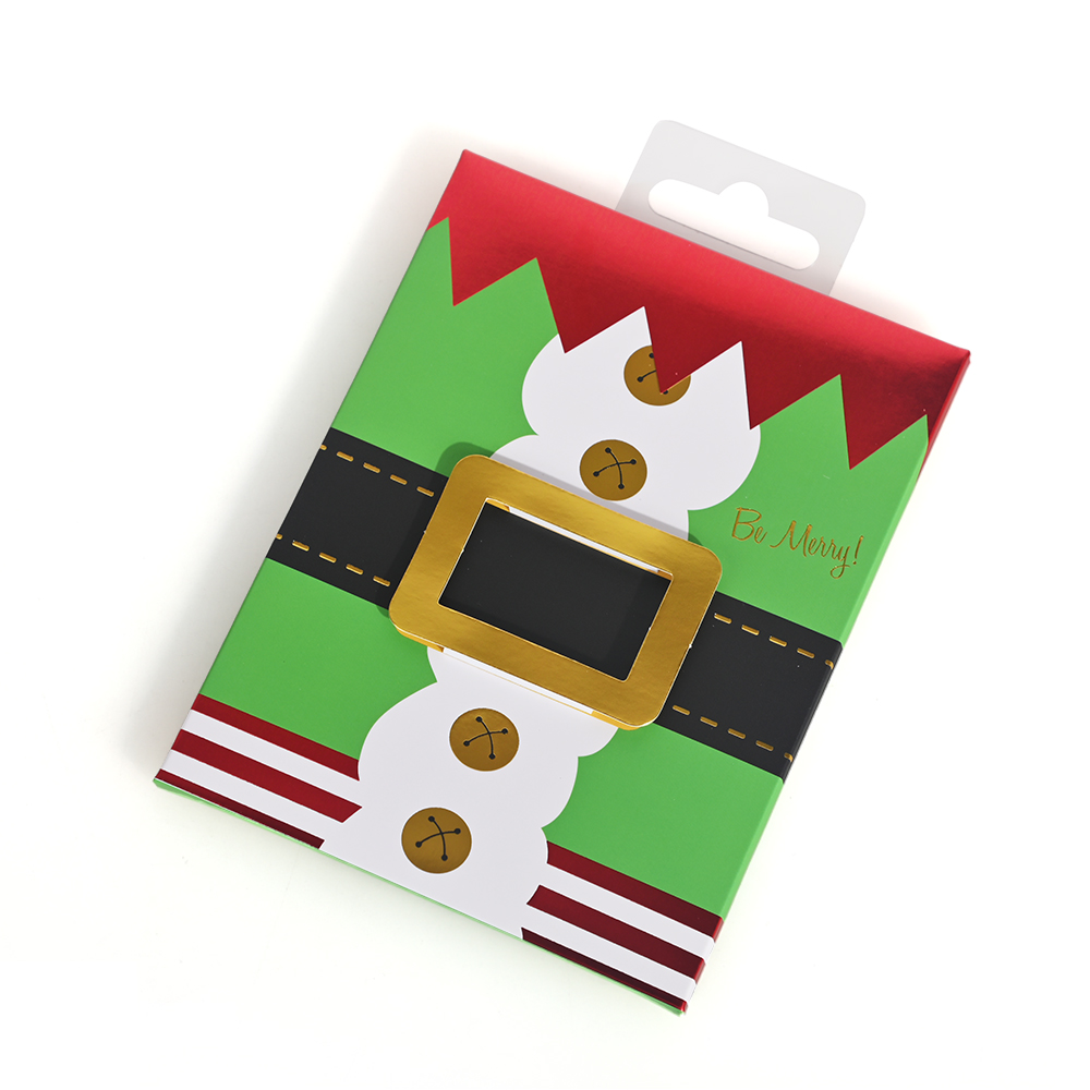 Wholesale Custom Logo Red Celebration Christmas Holiday Greeting Card Holder