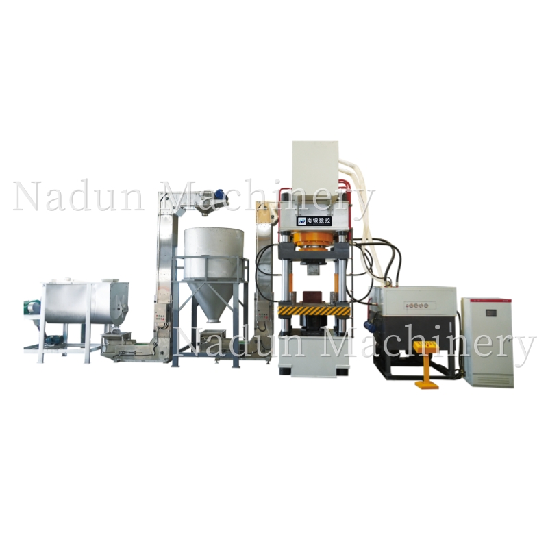 Salt Block Making Machine With Production Line Animal Mineral Salt Licking Blocks Hydraulic Press 