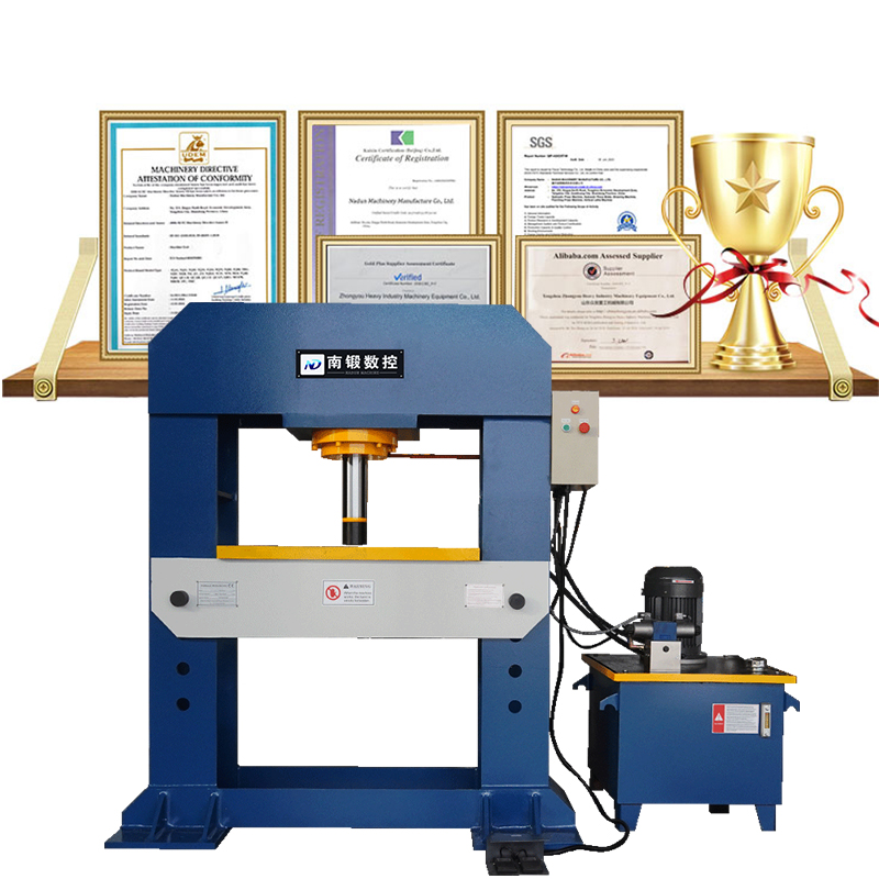 100 Ton H Type Adjustable Workbench H-Frame Hydraulic Press Machine H Frame CE ISO TUV Certification