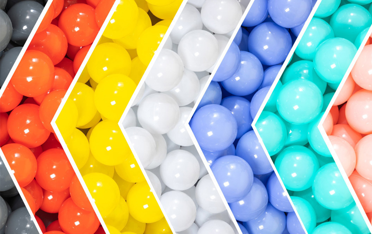 The balls that we provide for our ball pools/pits are of the best quality and come in multiple bright and fun colors.