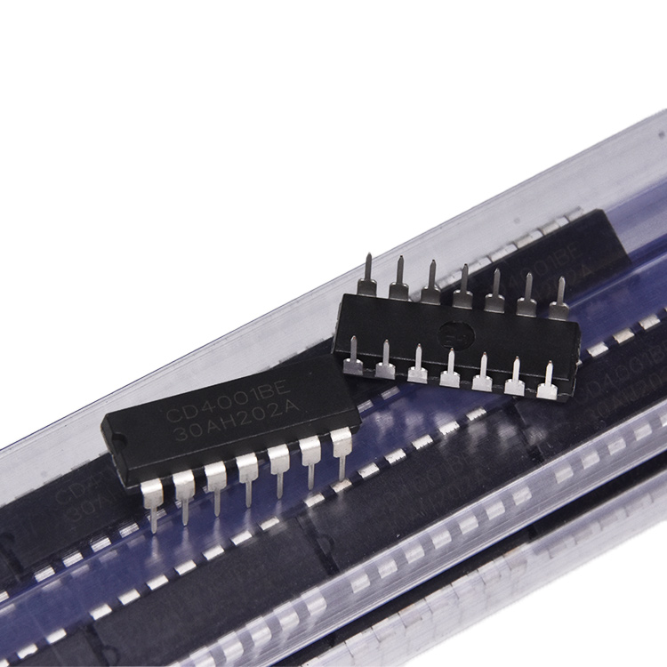 Jeking 4 Gate 4 Output CD4001B PDIP-14 CMOS Quad 2-In CD4001BE