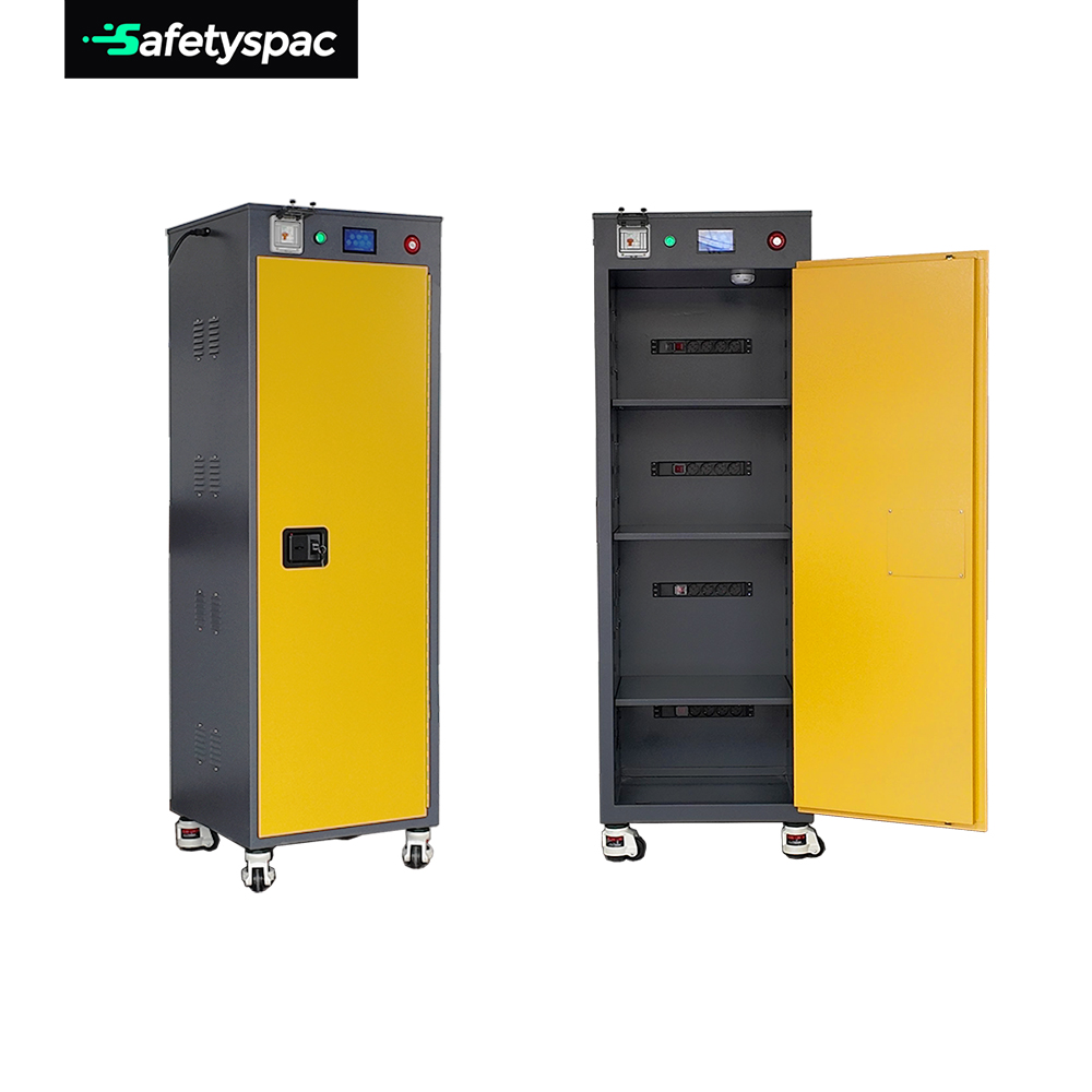 inteligentní kabina na nabití a úložiště baterií se 16 výstupy