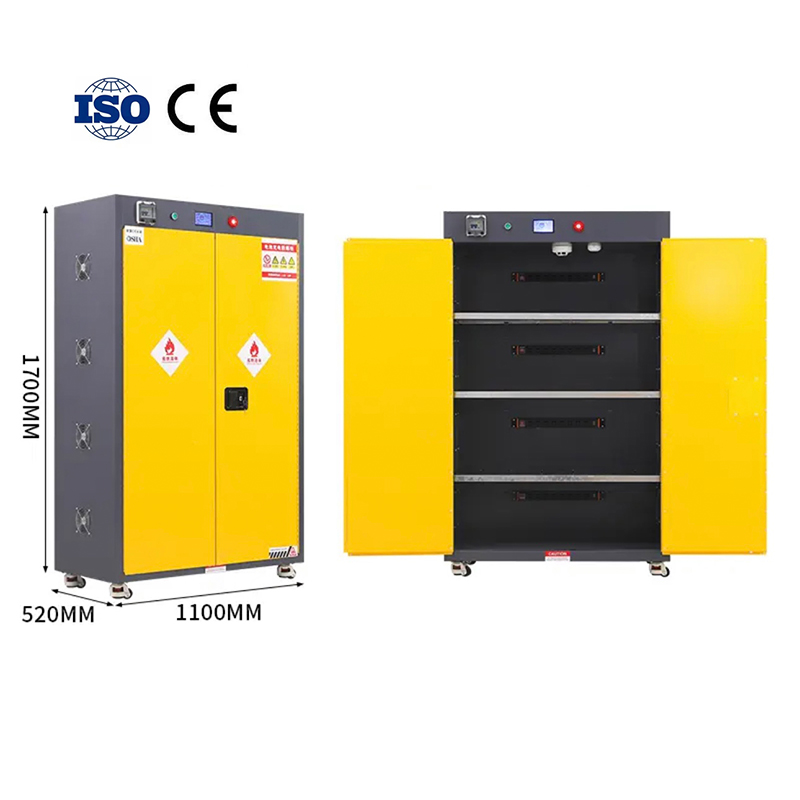 Exploze bezpečná chytrá nábojová skříň s 20 výstupy pro nabití a úložiště baterií elektrických vozidel