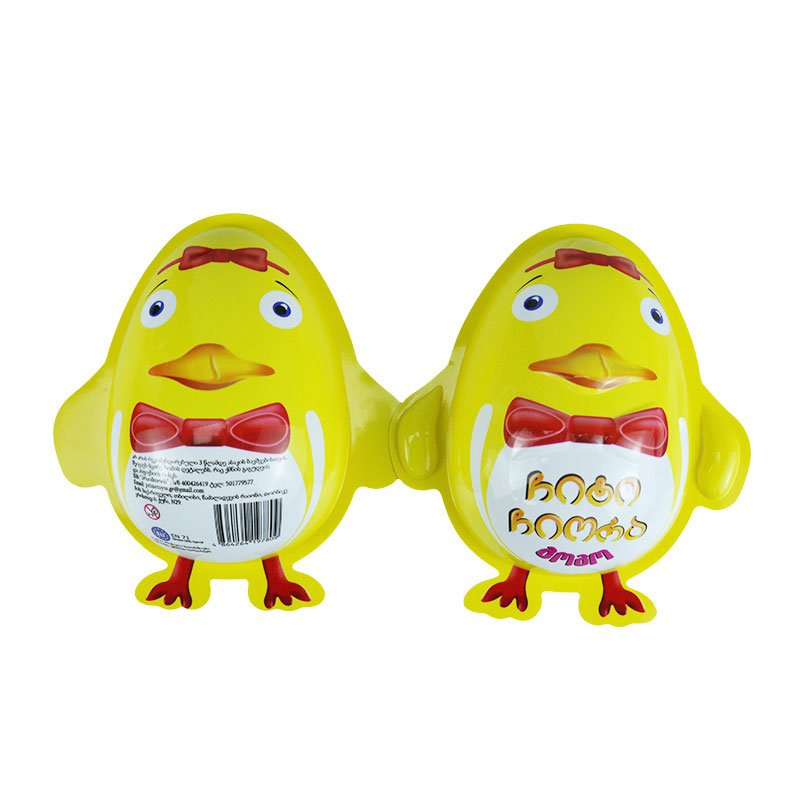 Usine de Shantou, prix d'usine, vente en gros, œuf surprise en forme de ballon de football, jouet, bonbons, capsules pour enfants, emballage sous blister thermoformé en PVC