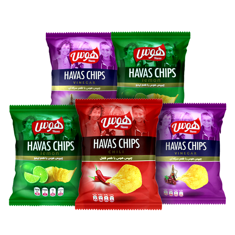 Confezionamento a Cuscino Gonfiato per Alimenti Antiumidità in Plastica Stampata su Misura con Fodero di Alluminio per Patatine, Biscotti e Frutta Secca