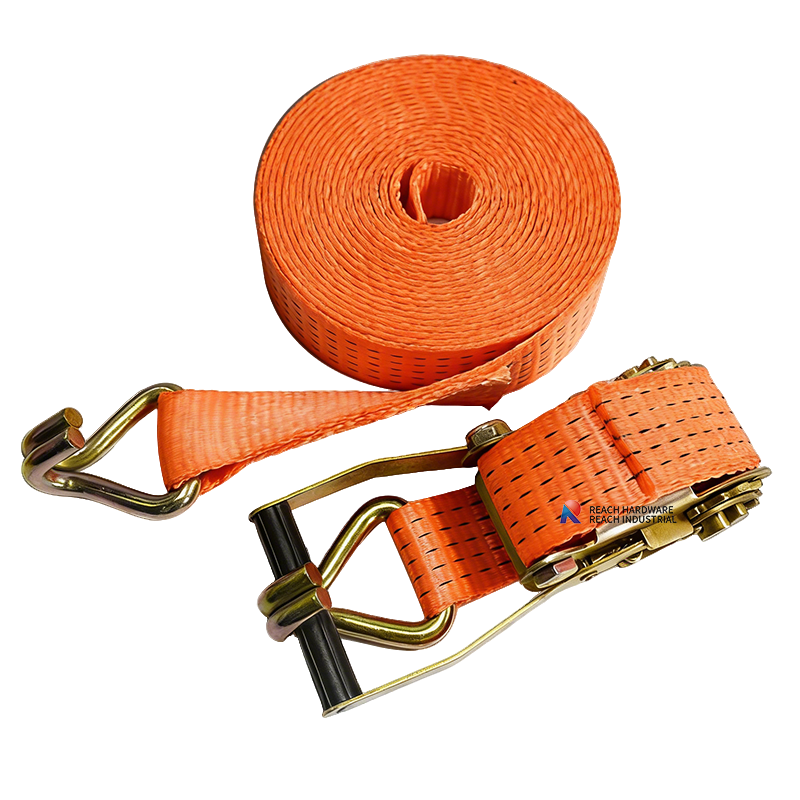 אשכולות רימוי כפוף 2 אינץ' * 5 טון, חגירים לשליטת מטען חגירים להובלה חגירים לגיבוש עם תפס J