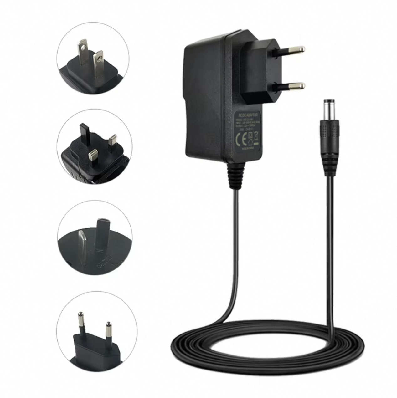 How do I install a wall mount adapter in my home?