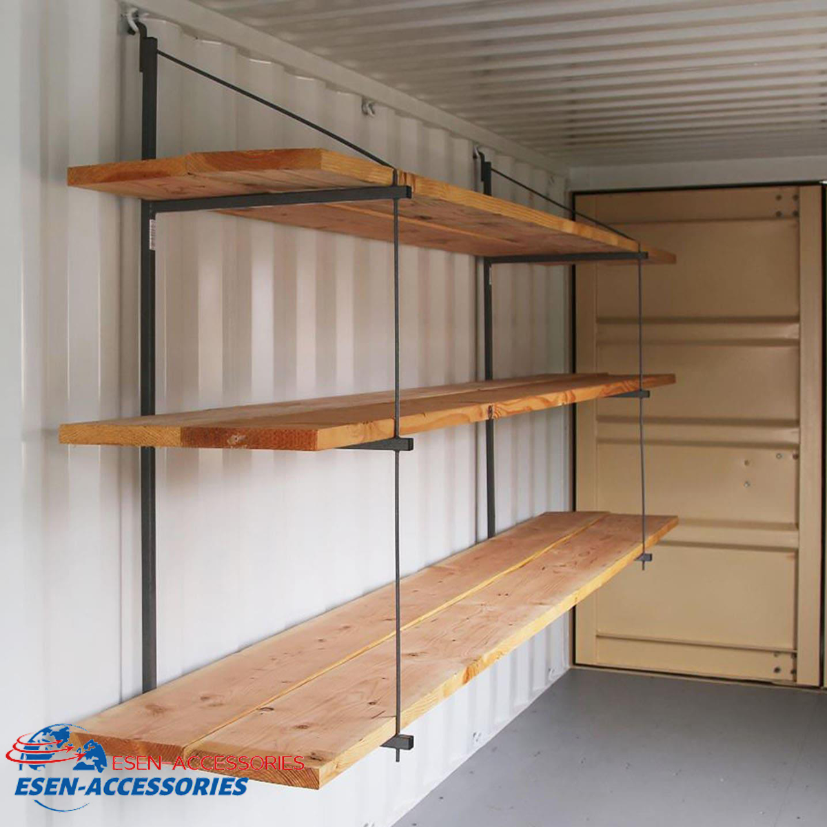 Nagy minőségű tengerhajózási konténer polc, akasztós polcrendszer tengeri konténerekhez