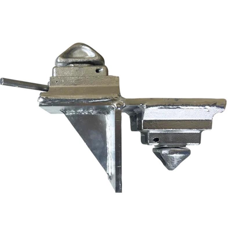 ISO Lashing Stacking Cone Twistlock Mạ Kẽm Khóa Xoay Container Vận Chuyển Lệch Tâm