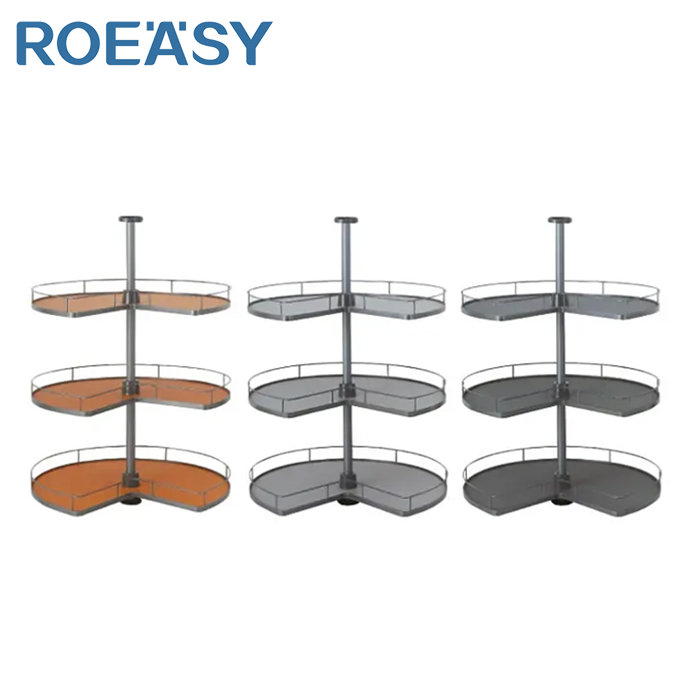 New product recommendation | ROEASY 3 layer rotary clothes rack wardrobe organizer clothes storage basket tray