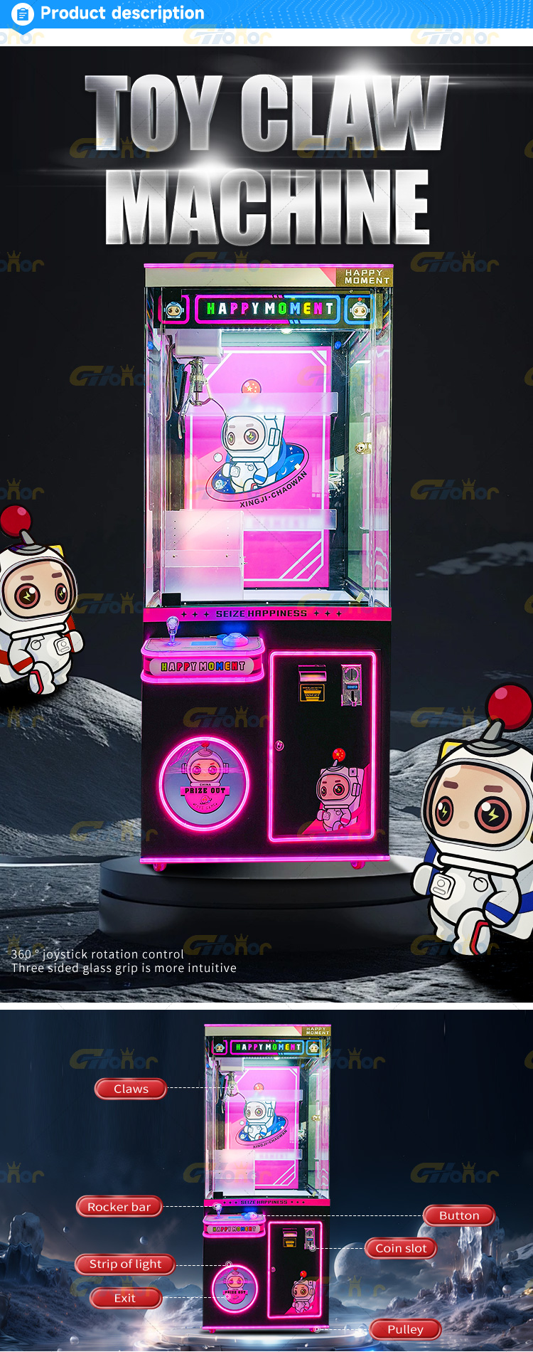 Mini Claw Machine: Ideal for Small-Space Entertainment Venues