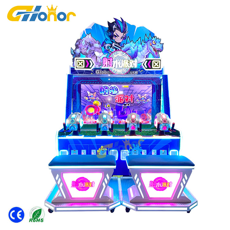 4-Persons Water Shooting Game Machine 
