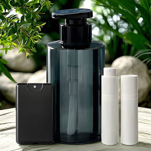 Plastic perfume bottle