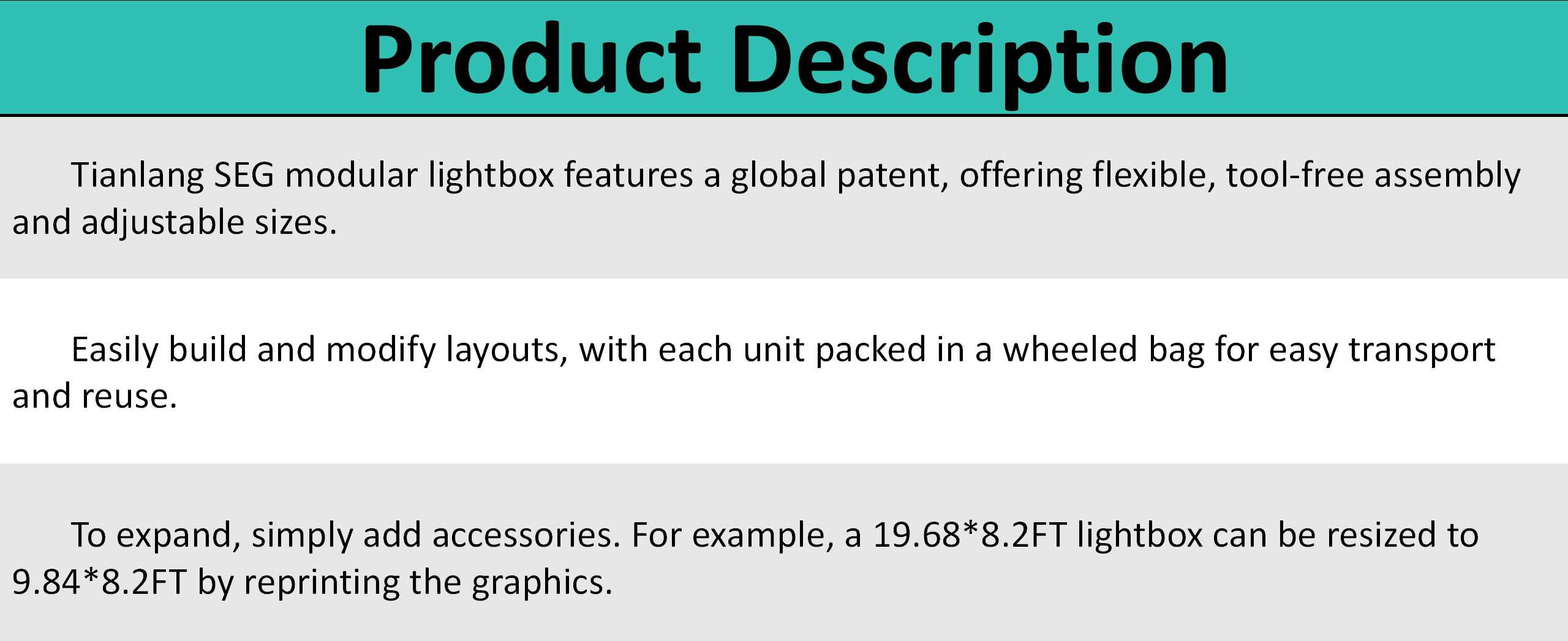 20*10FT/6*3M Exhibition Booth Double-Sided Portable SEG Light Box Tension Fabric Modern Trade Show Display Light Box Booth Advertising SEG Light Box Exhibit Display