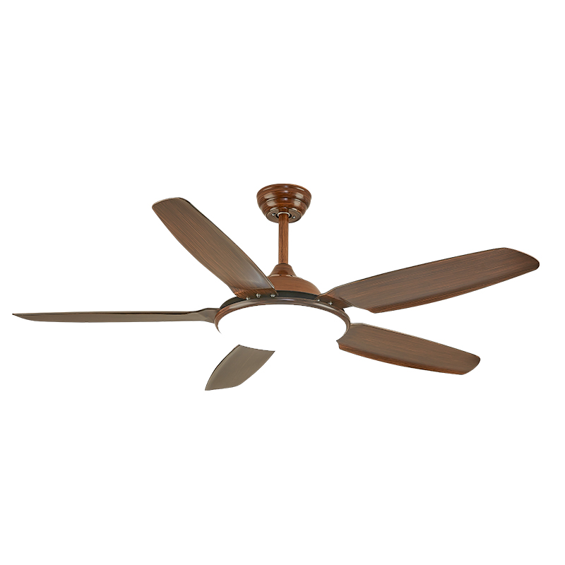 CT10 modern Living Room Bedroom ABS 5 Blades 52 Inch  Led Ceiling Fan With Light Remote Control