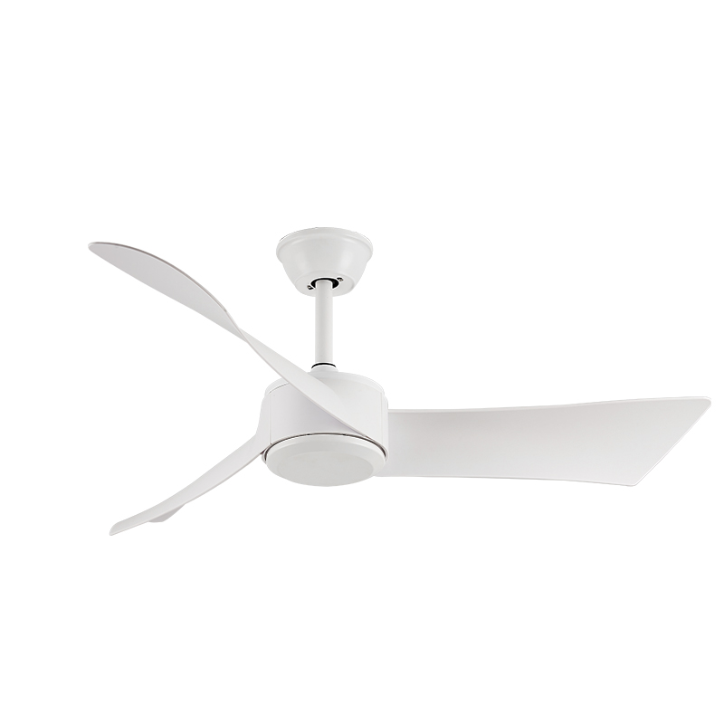 CT37 modern Living Room Bedroom ABS 3 Blades 52 Inch  Led Ceiling Fan With Light Remote Control