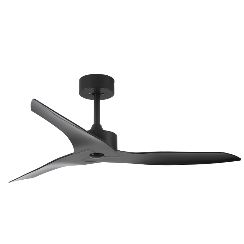 CT27 modern Living Room Bedroom ABS 3 Blades 52 Inch  Led Ceiling Fan With Light Remote Control