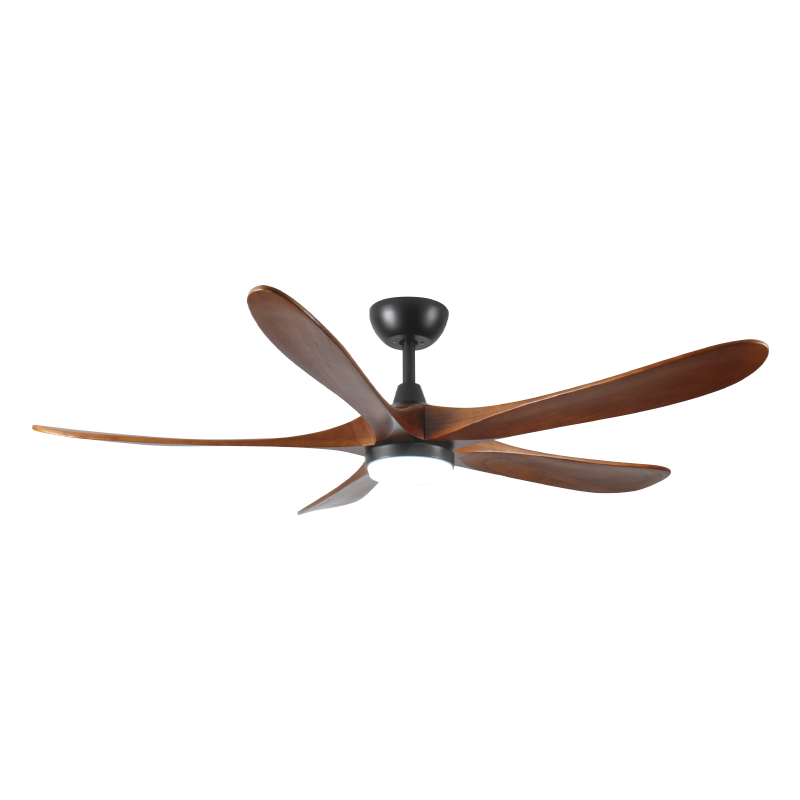 HC637 ans Lamps Decorative Ceiling Fan Price Electric High Quality Powered White Simple Wooden LED Ceiling Fan Light