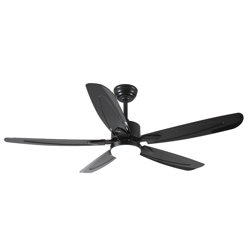 HC643   Fans Lamps Decorative Ceiling Fan Price Electric High Quality Powered White Simple Wooden LED Ceiling Fan Light