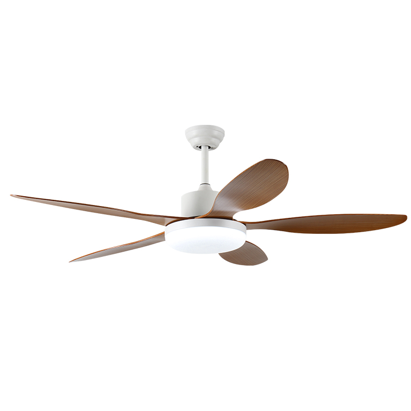 Factory Price Modern Decorative 52 Inch ABS Blades DC Motor Energy Saving Black Ceiling Fan Light