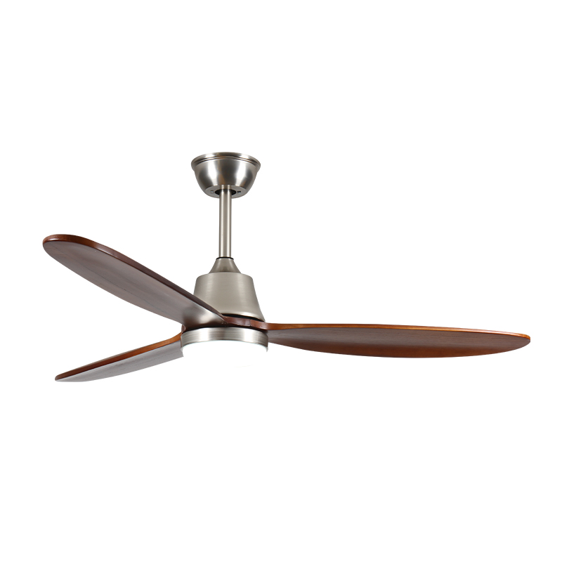 Factory Sells Nordic Style Minimalist Restaurant Solid Wood Ceiling Fan Lights
