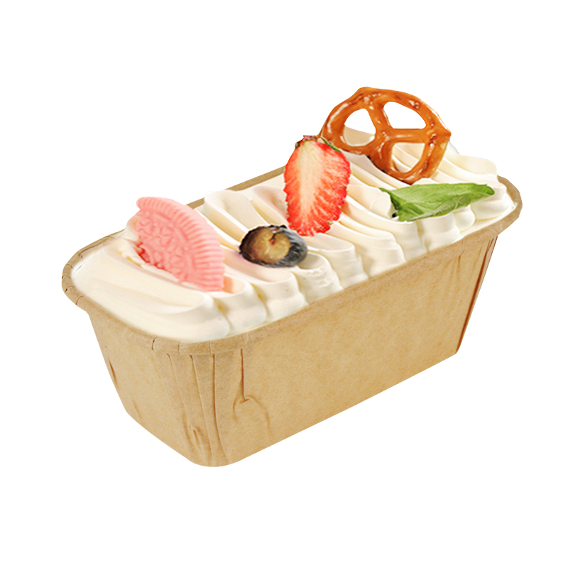 Hochong Mini Grease-proof စက္ကူဖြင့်ပြုလုပ်ထားသော ကိတ်ခွက်၊ အလိုလျောက် ကားမီးခံနိုင်သော စက်ဝိုင်းမဟုတ်သော ကိတ်ဖုတ်ခွက်