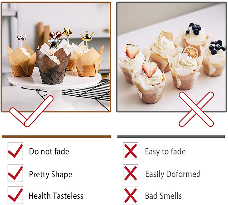 Penyelesaian pembungkusan yang selesa untuk cupcake individu