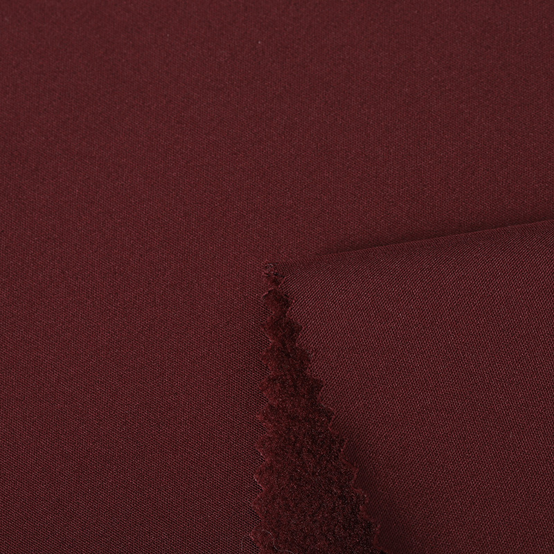 Softshell 3 lapisan 50D spandex+tahan air filem TPU+kain fleece