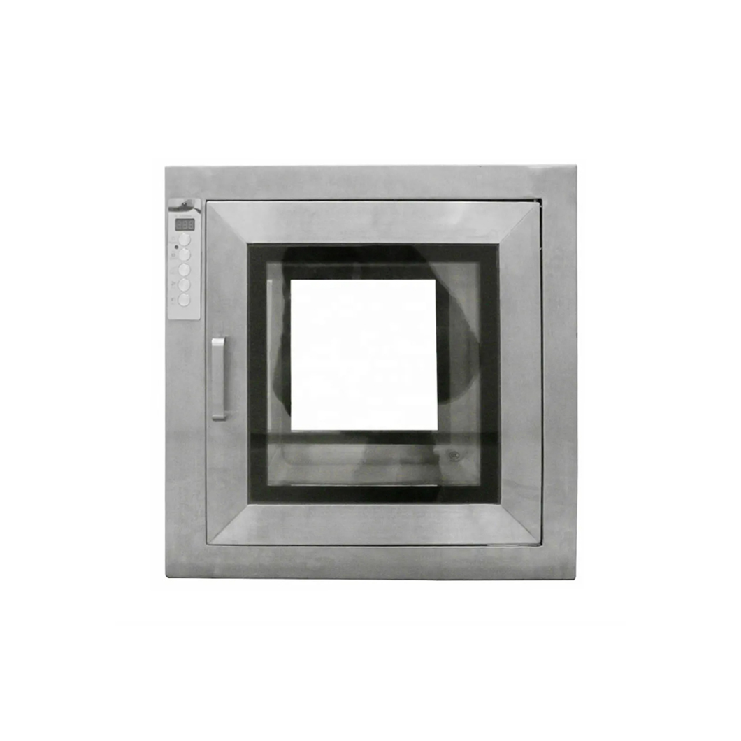 ISO/CE rengøringsrumstainless steel elektronisk interlocking HEPA pass boks
