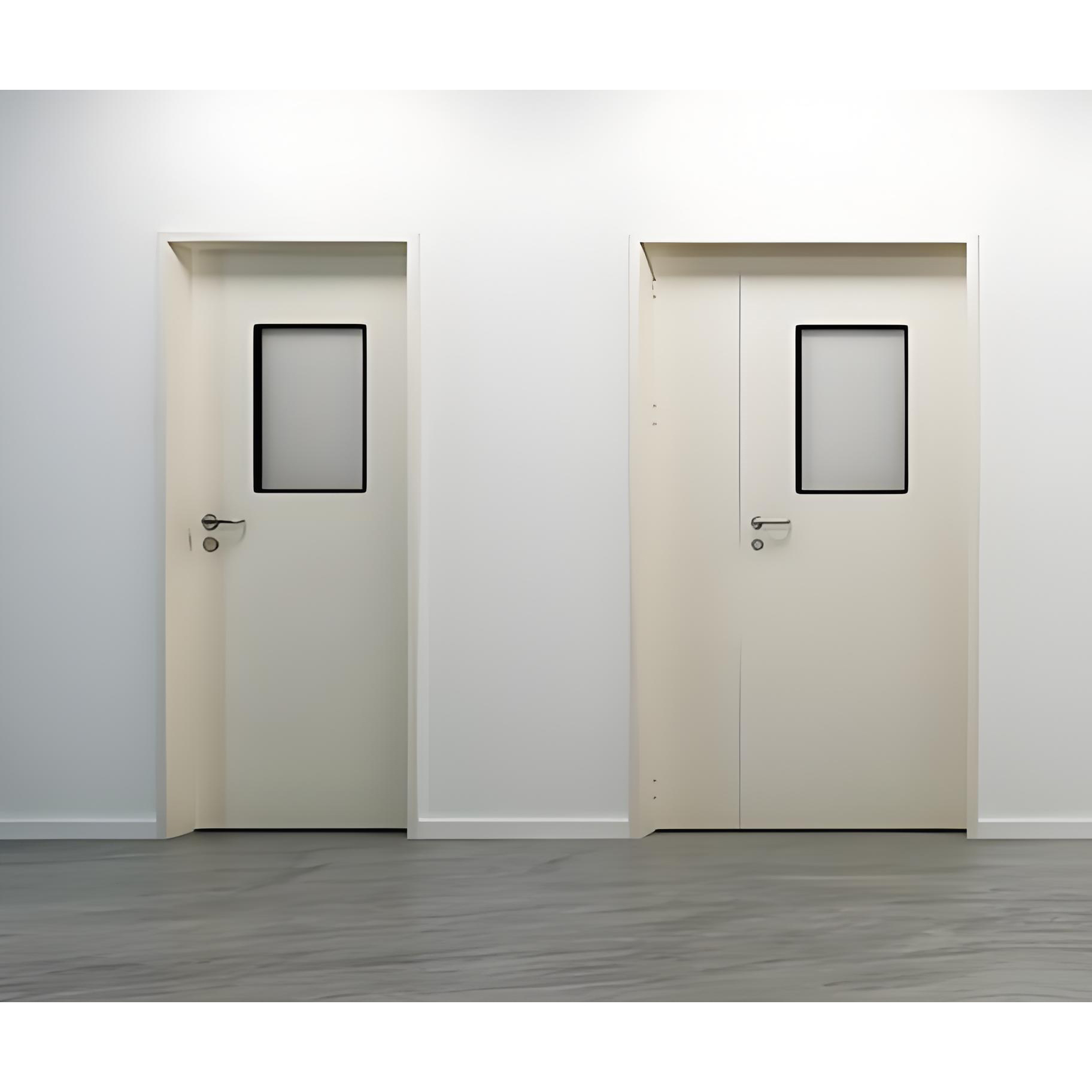 أبواب غرف نظيفة بجودة عالية وفق معايير GMP قابلة للتخصيص للمستشفيات بالجملة من المصنع