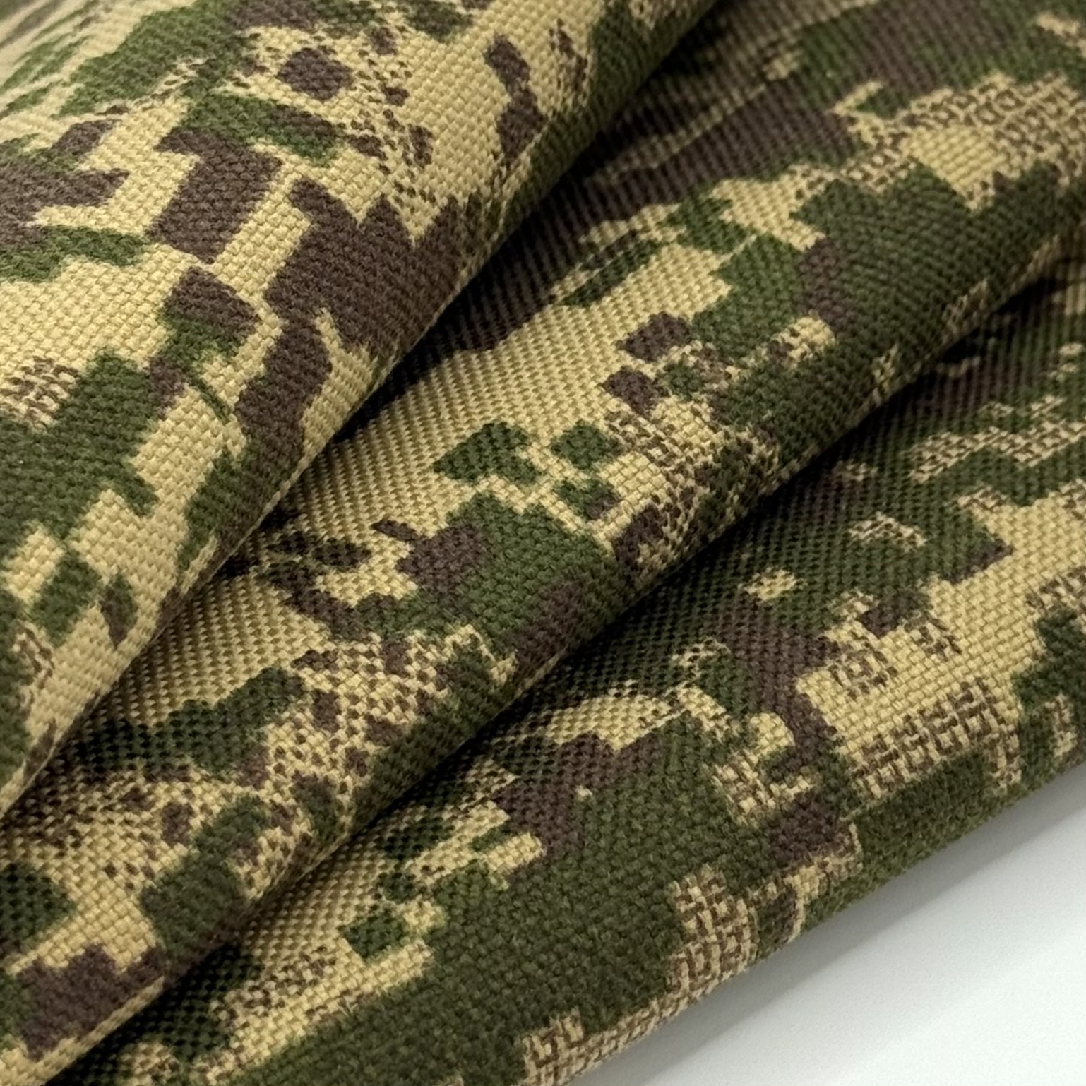 1050D Nylon6.0 Cordura Kamuflyaj PU ilə Örtülmüş Parça