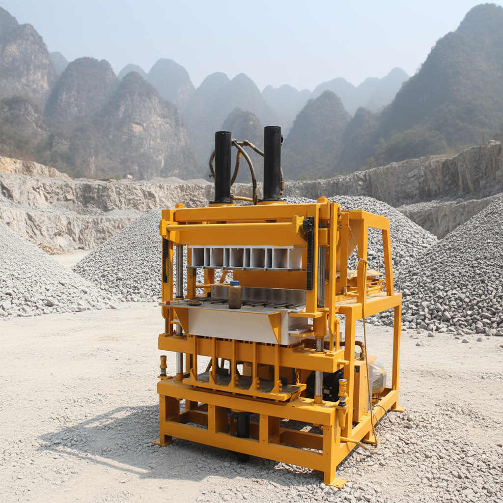 WT5-10 Quintuple Mold Hydraulic Concrete Brick Making Machine