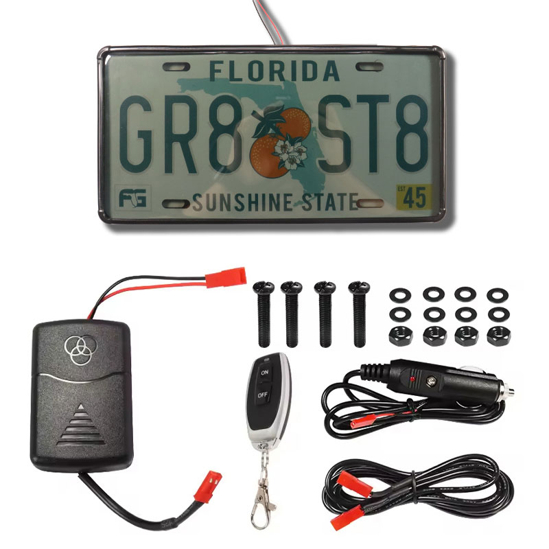 Մուգ ֆիլմի հարթակ 300*150 մմ էլեկտրական հեռակառավարման ավտոմեքենայի հարթակ ԱՄՆ-ի Կալիֆոռնիայի ավտոմեքենաների համար