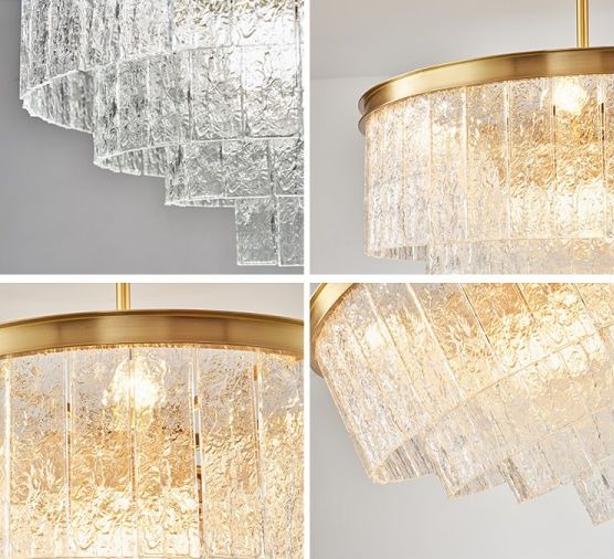 P5298 Modern creative living room Luxury dining room Pendant Light glass chandelier