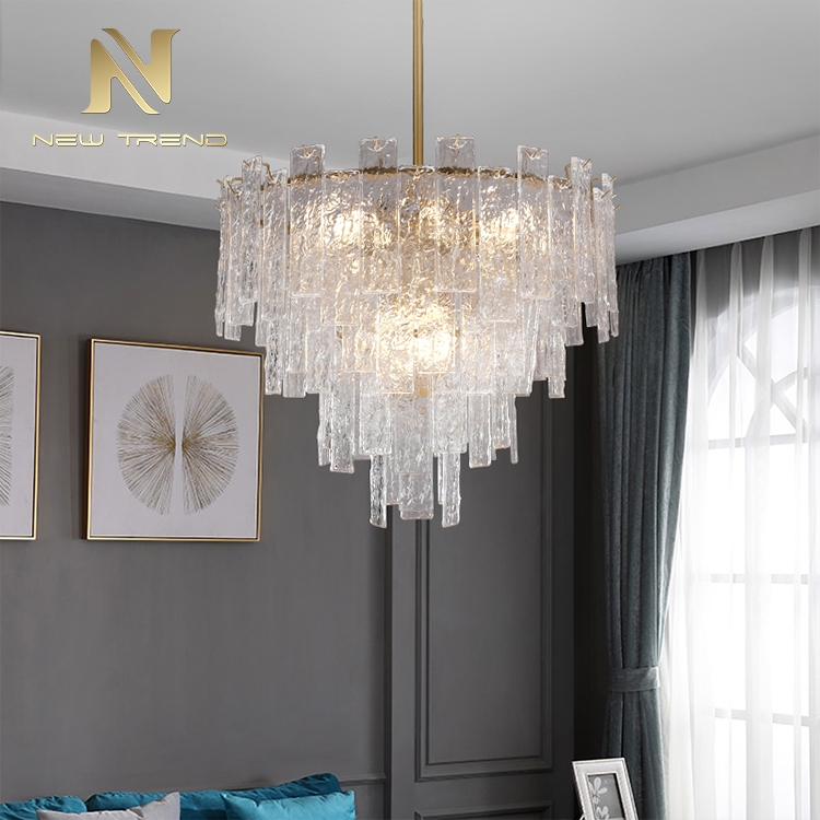 PH8236 High Quality Villa Home Decoration Glass Matel Artistic LED Pendant Light 