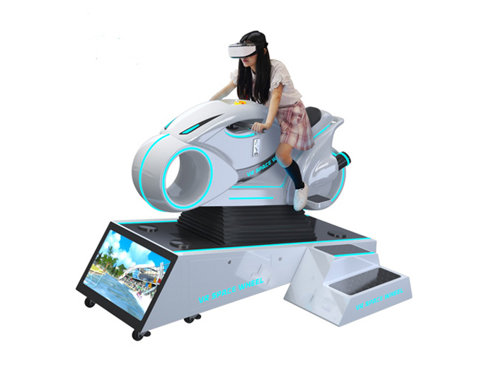 VR Space Wheel Simulator Sepeda Motor VR Arcade