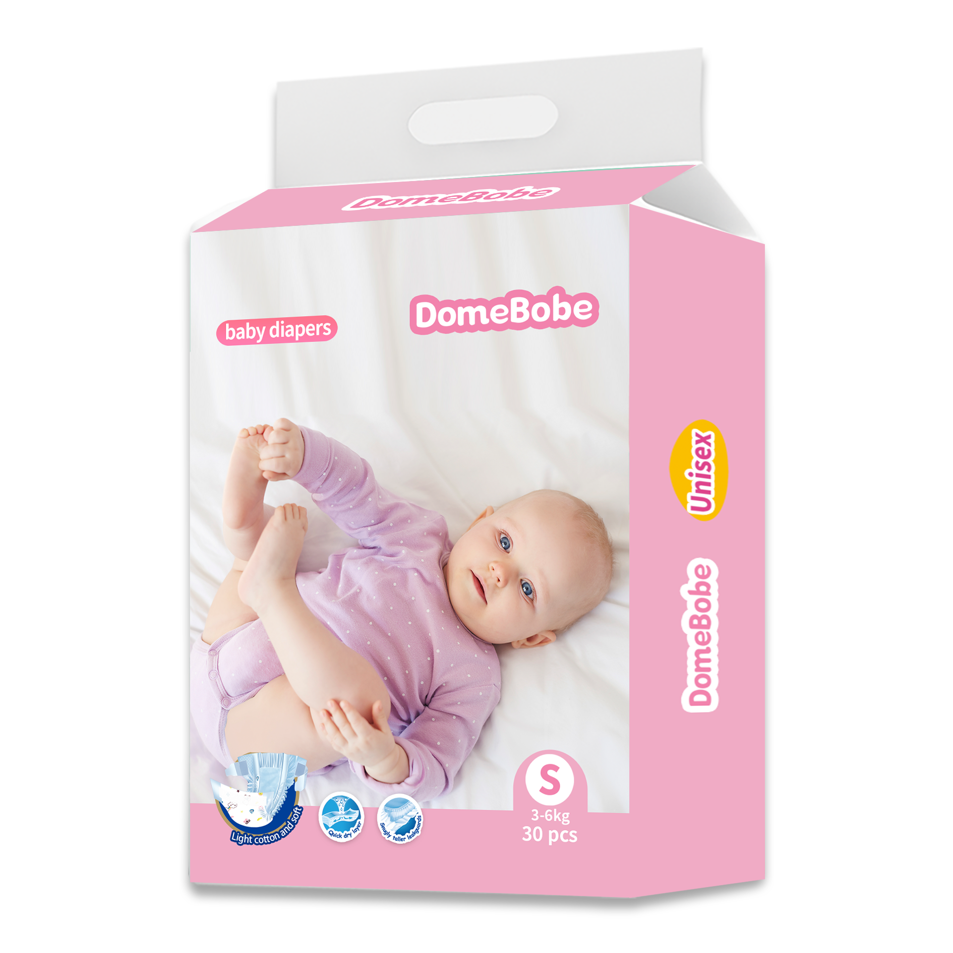 ODM OEM A Grade Diapers Big Width Waist High Quality Super Tape Grade Natural Baby Diapers