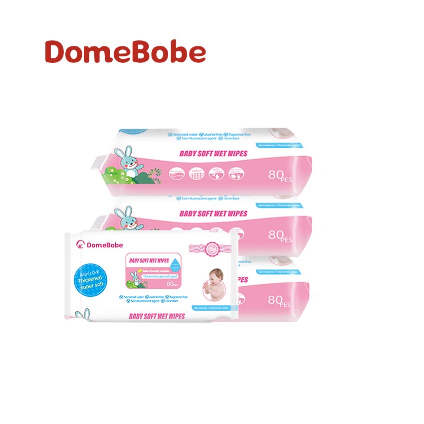 Oem Baby Wet Wipes Baby Hand-Mouth Wipes Factory Directly Disposable Baby Cleaning Pure Water Wet Wipes