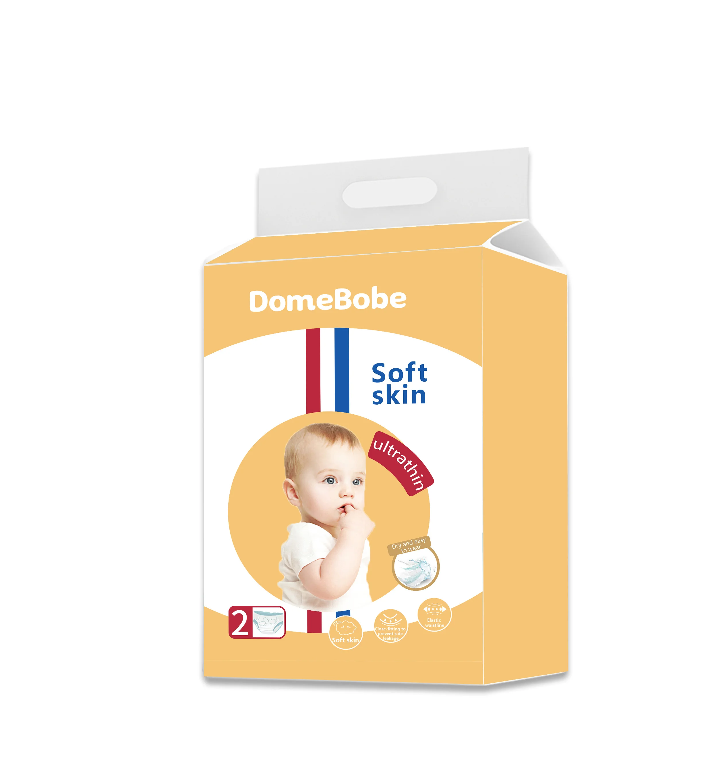 Free Sample Custom Disposable Baby Diapers with 3D Leak Prevention Channel Private Label Wholesale Supply from China