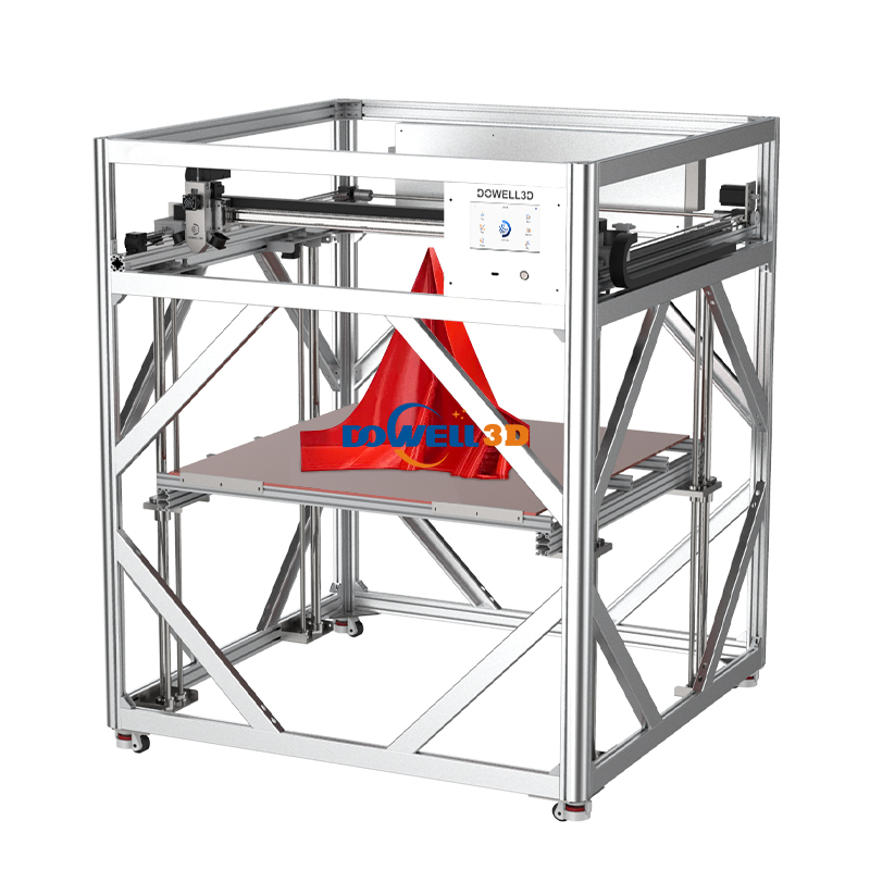 Impressora 3D Industrial de Alta Resistência DL10-12 com Extrusão de Alto Fluxo de 1000g/Hr e Nivelamento Automático para Prototipagem em Grande Escala