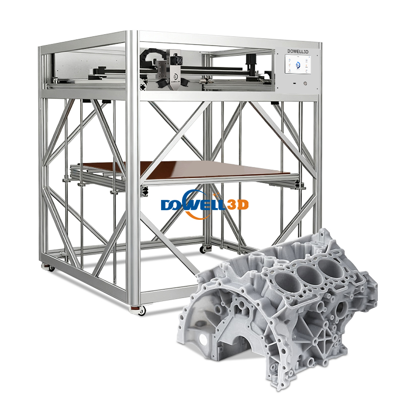 Быстрый 3D-принтер большого формата с соплом высокой температуры 420 °C для инженерных пластика и стабильной работы